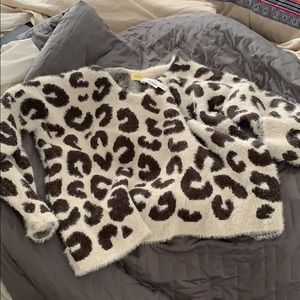 Judson Wade Leopard Print Sweater